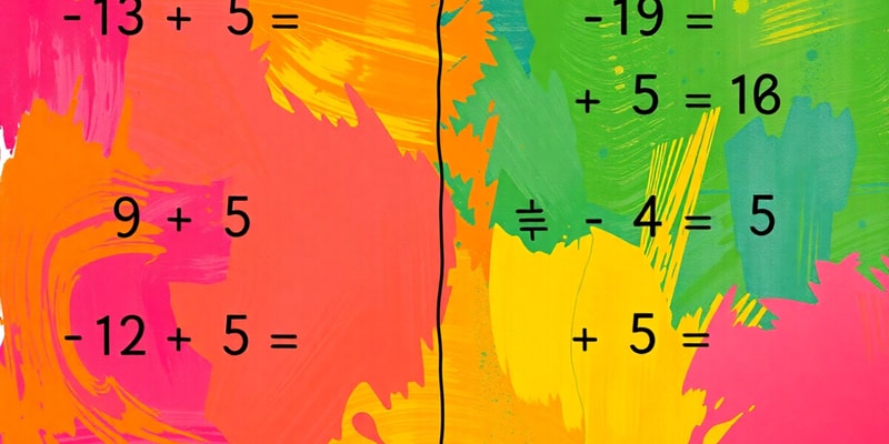 Basic Addition and Subtraction Problems