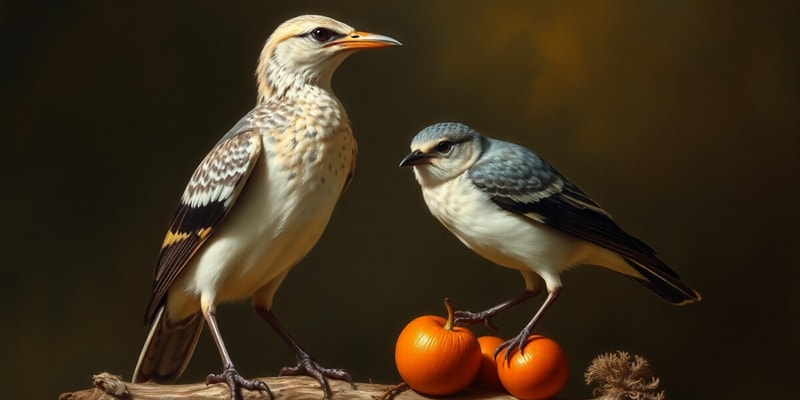 Birds Adaptation and Diet Quiz