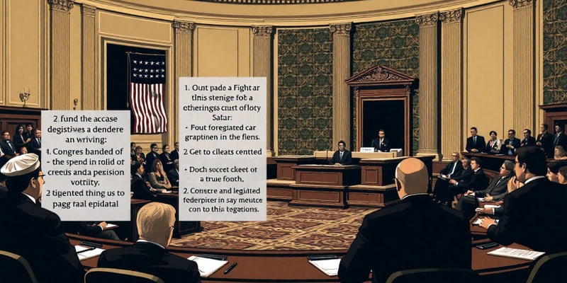 Legislative Process in Congress