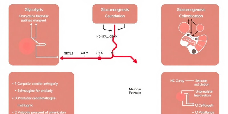 Glycolysis and Gluconeogenesis Overview