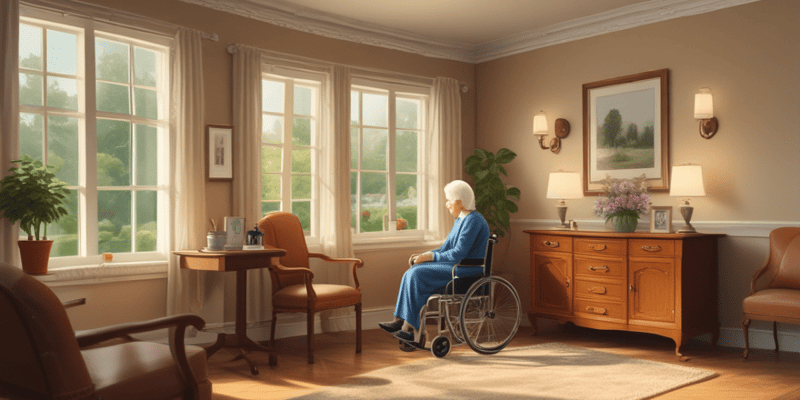 Skilled Nursing Facilities and Home Assistance for Older Adults