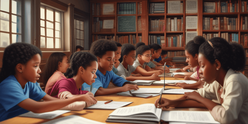 Racial Dynamics in the U.S. Education System
