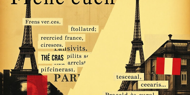 French Language Basics Quiz