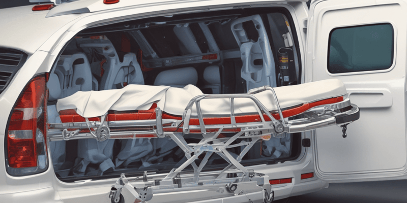 Types of EMS Stretchers and Backboards Quiz