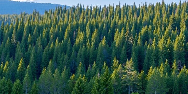 Taiga and Coniferous Forests