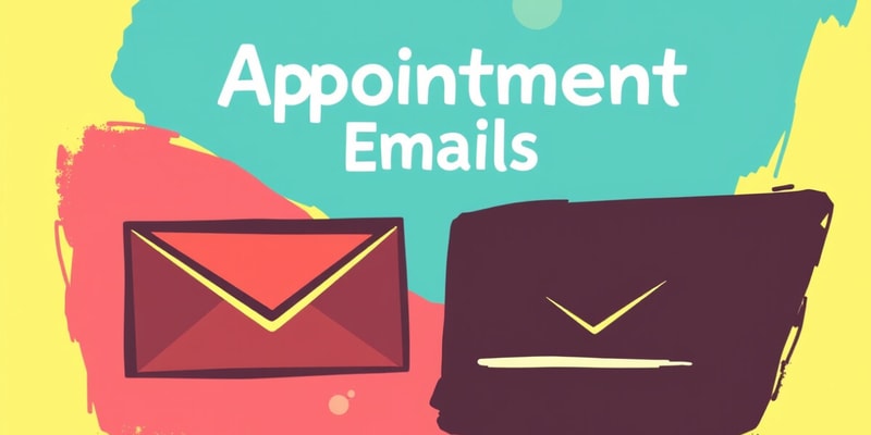 Business English: Appointment Emails