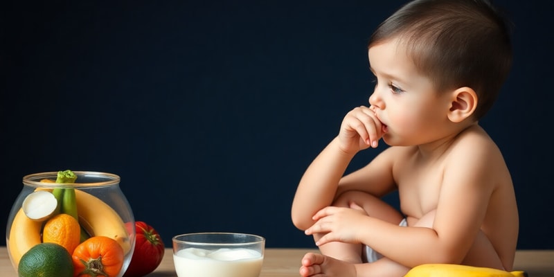 Middle Childhood Nutritional Development Quiz