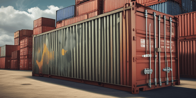 Recipientes de transporte y almacenaje de mercancías peligrosas