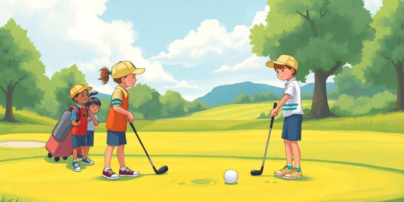 Golf Program Overview for Kids