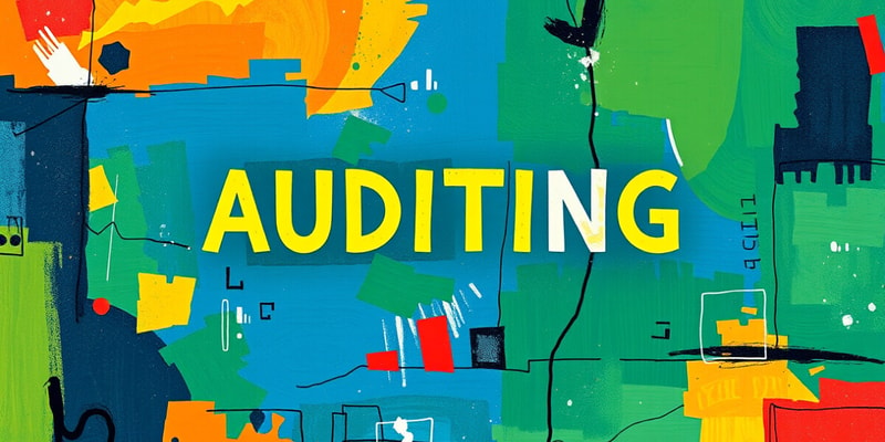 Auditing Financial Statements Quiz