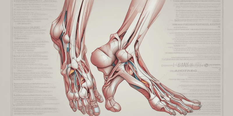 Anatomy of the Leg and Foot