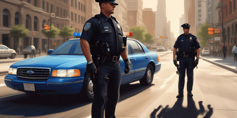 Patrullaje y Vigilancia Policial