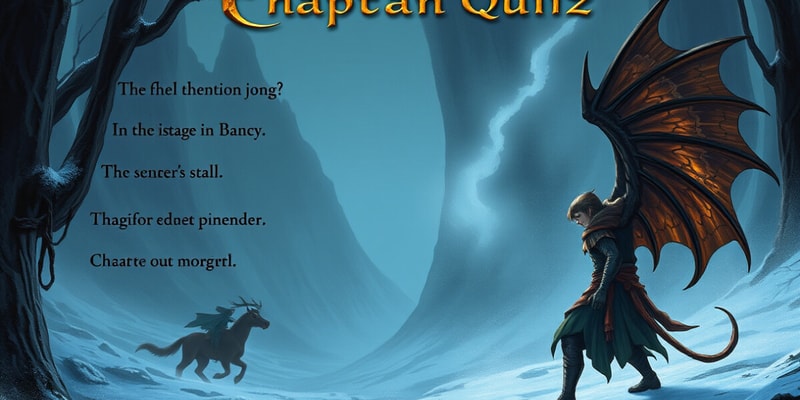 Eragon Chapters 1-5 Quiz