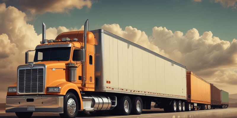The History of the Trucking Industry