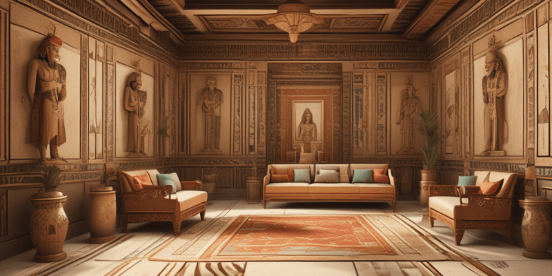 History of Interior Design: Ancient Egypt