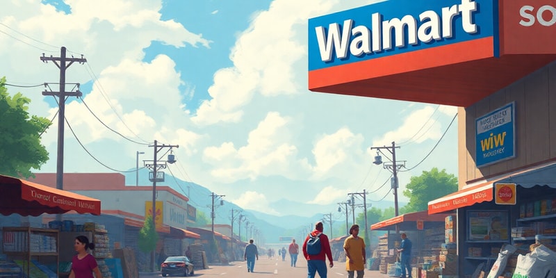 The Walmart Effect on Communities