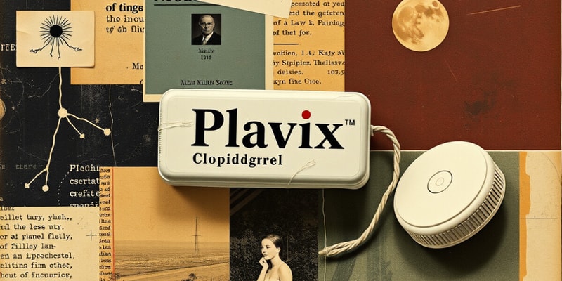 Plavix Drug Flashcards