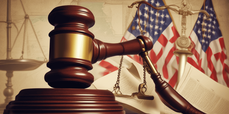 Civil Process in Missouri Statutory Law