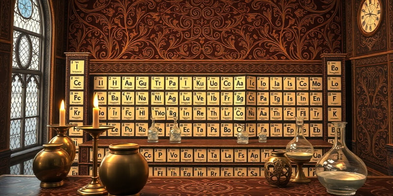 Chemistry: Early Classification of Elements