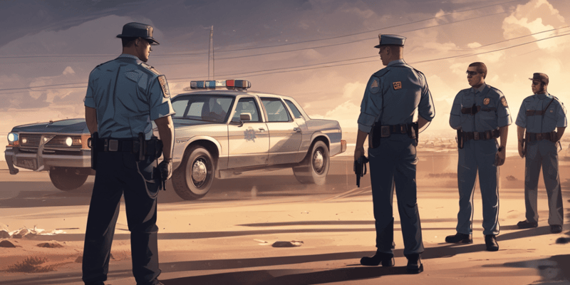 Law Enforcement Patrol and Field Interviews