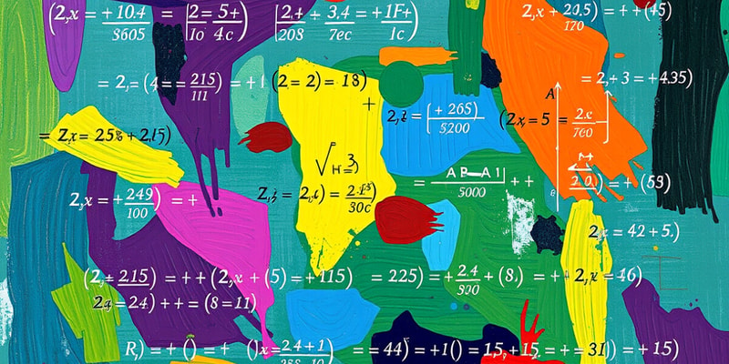 Pre Algebra Formulas Flashcards