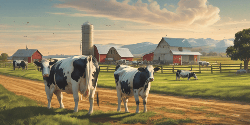 Dairy Farming and Milk Quality