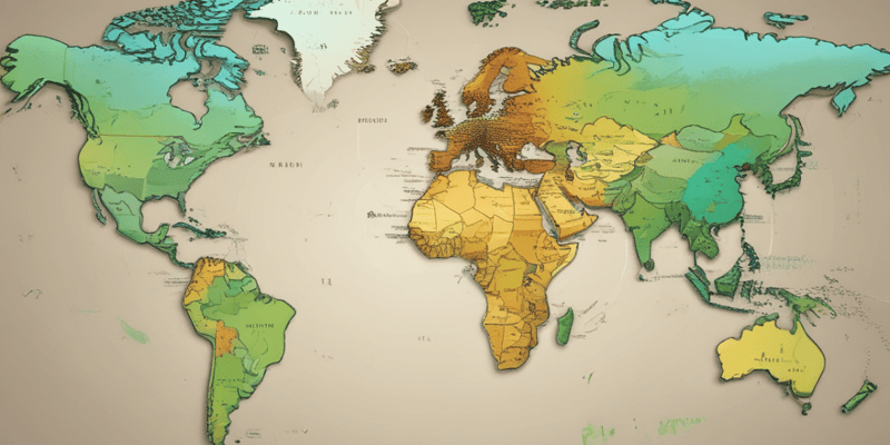 World Population Distribution Quiz