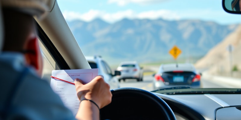 Utah Driver's Permit Practice Test