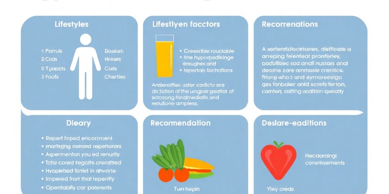 Hypertension lifestyle management