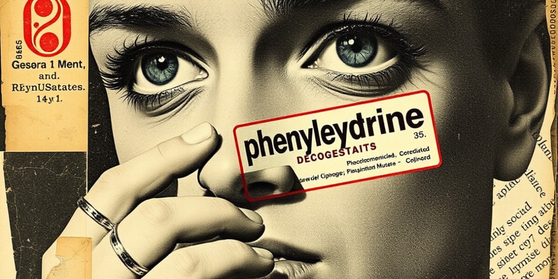 Phenylephrine Flashcards