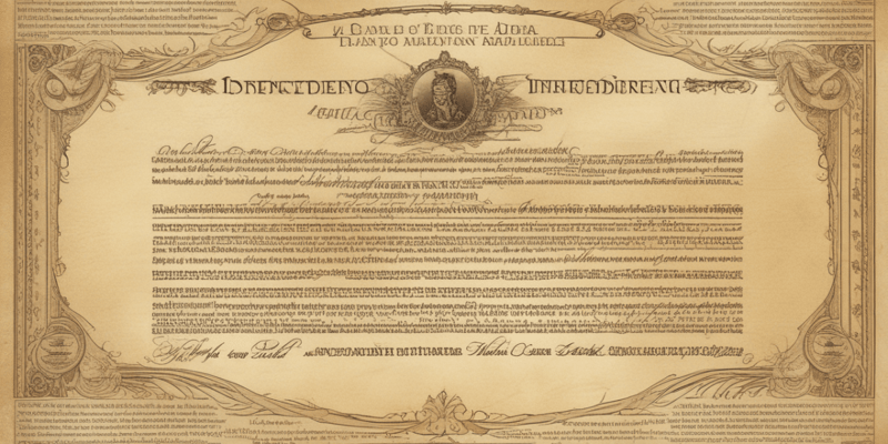 US History: The Declaration of Independence