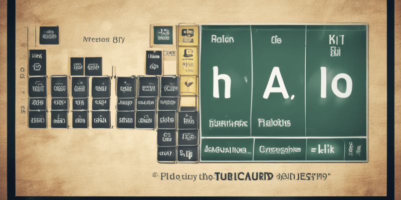Trends in the periodic table SAQ2