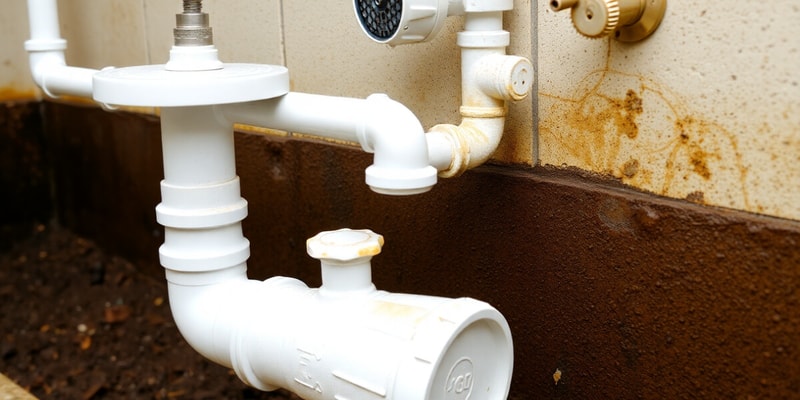 Plumbing Waste Pipes and House Sewer Systems