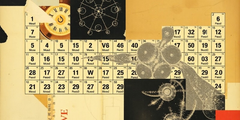 Atomic Mass and Periodic Table Quiz