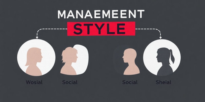 Management Styles and Social Types Quiz