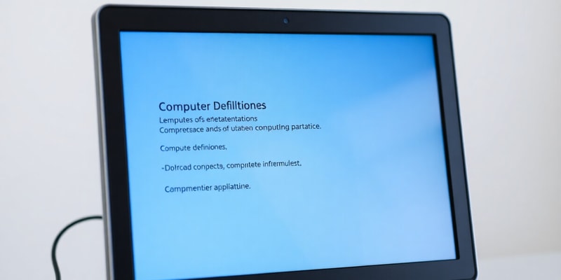 Introduction to Computers