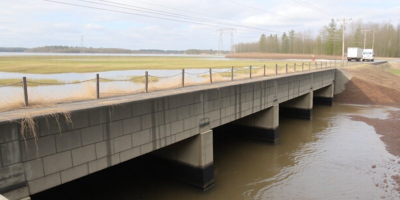 Flood Control Strategies Quiz