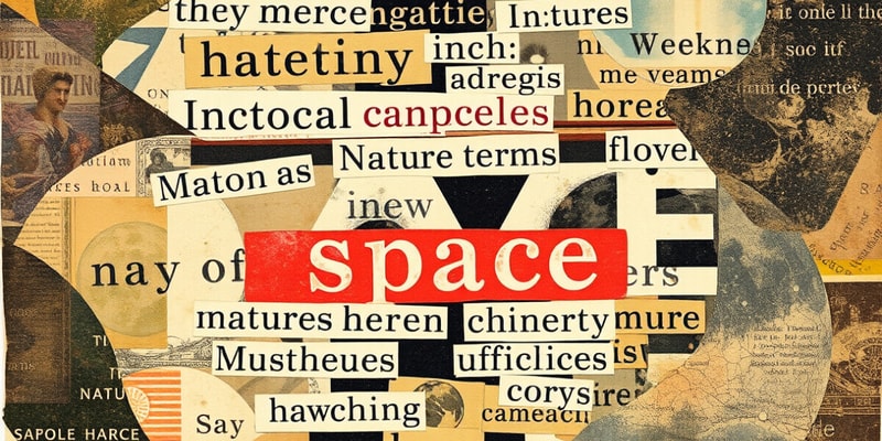 Word Jumble Quiz: Space and Nature