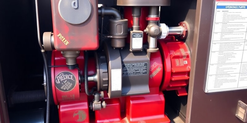 Operation & Maintenance Manual - Pierce Pumper