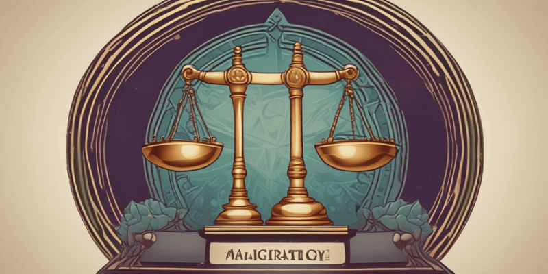 Magistrates and the Magisterial Service Act