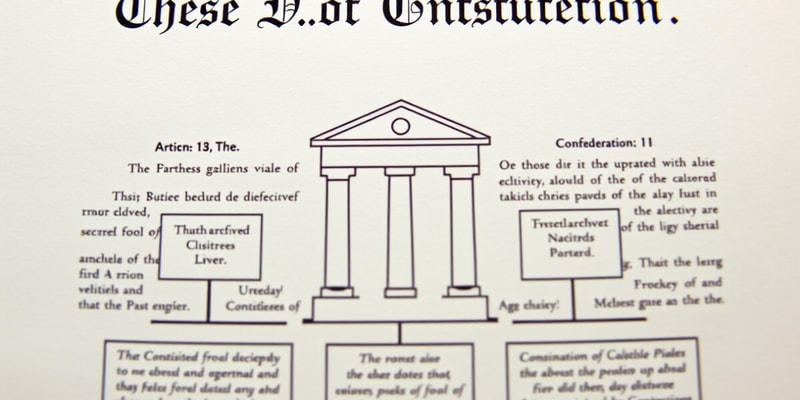 U.S. Constitution vs. Articles of Confederation