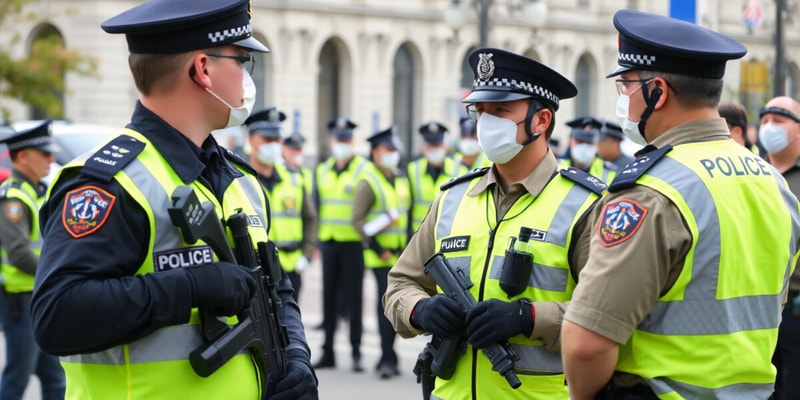 La Police: Activité Publique