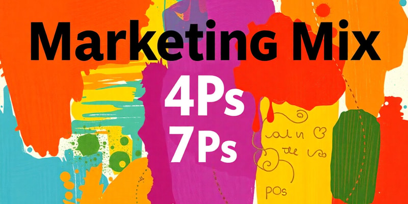 Marketing Mix and the 7Ps