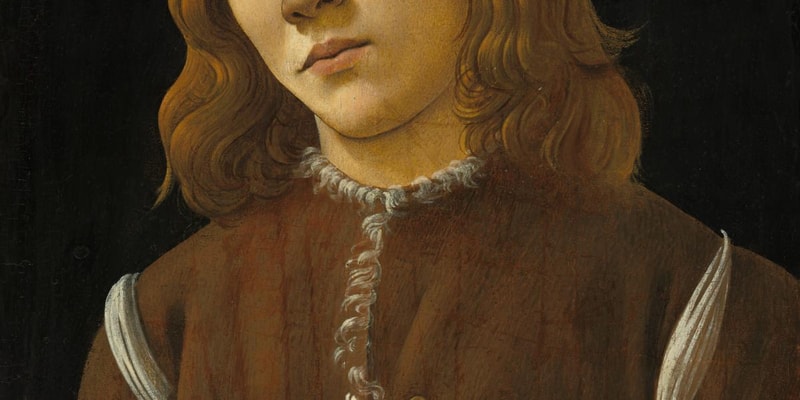 Renaissance Portrait Painting Portrait of a Youth Botticelli