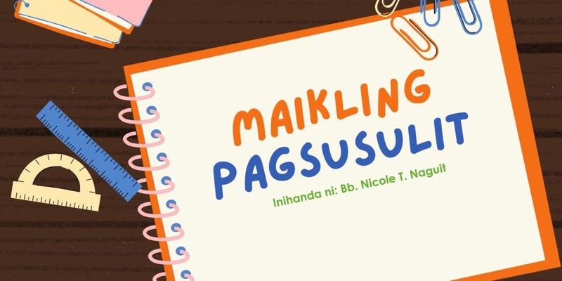 Maikling Pagsusulit sa Filipino 10: Talumpati