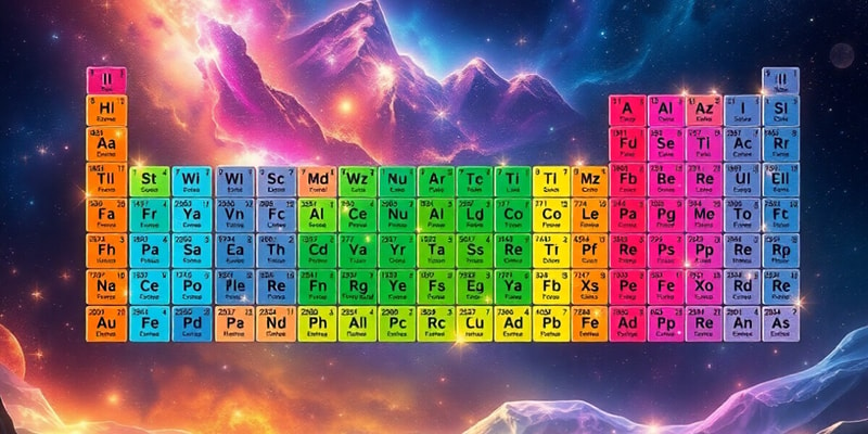 Periodic Table Overview and History