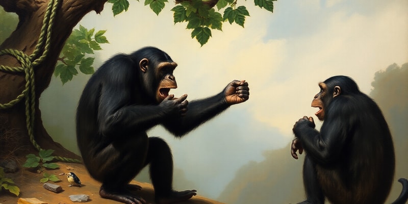 Chimpanzee Warfare Tactics