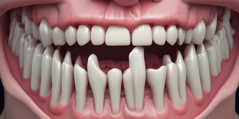 Dental Anatomy Quiz: Dentine Structure