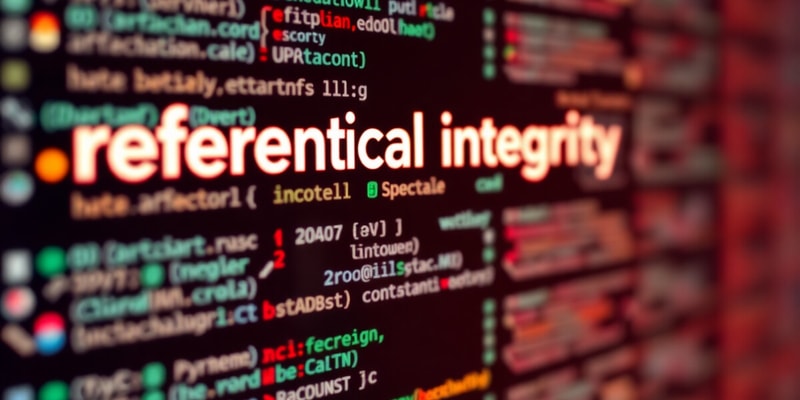 Quiz on Referential Integrity Operations