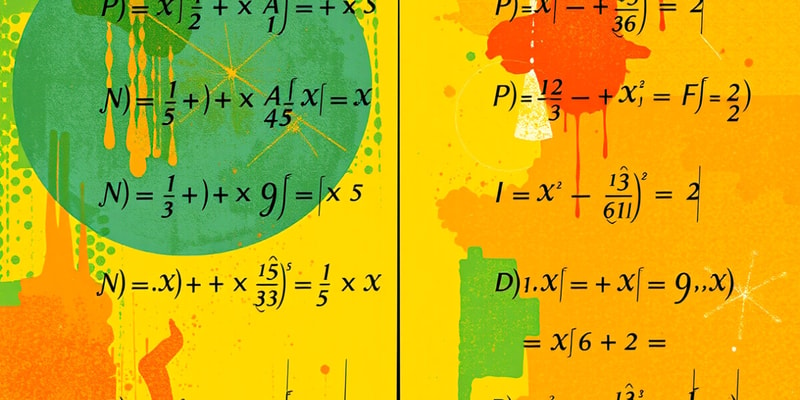 Algebra 2 - Quadratic Equations Flashcards